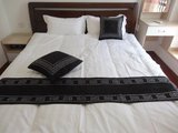 宾馆酒店床上用品高档奢华酒店床尾巾床旗床尾垫 抱枕 沙发靠垫