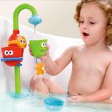 儿童戏水沐浴洗澡玩具 宝宝婴儿玩水电动水龙头花洒喷水浴缸浴室