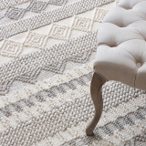 印度进口手工羊毛地毯简约现代地毯客厅沙发茶几卧室床边毯榻榻米