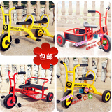 儿童三轮车脚踏式自行车宝宝玩具车幼儿园专用三轮车双胞胎童车