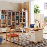 北欧全实木书桌电脑桌 现代简约办公桌写字台家用书台学习桌