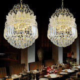 欧式奢华吧台水晶灯个性创意餐厅吊灯现代简约过道门厅小吊灯