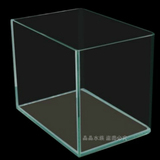 包邮透明热弯方形玻璃生态创意鱼乌龟缸小型办公桌水族箱造景鱼缸