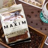 日本进口*AGF Maxim马克西姆经典原味高品质速溶咖啡袋装70g 5201