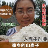 小麦面粉 农家自磨无添加小麦面粉 高筋面粉10斤（5公斤）包邮