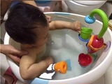 特价正品电动美国叠叠乐喷泉花洒儿童水龙头宝宝洗澡戏水玩具