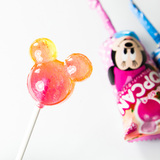 现货 日本进口零食格力高固力果米奇头型迪士尼儿童卡通棒棒糖