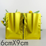 6*9cm哑金色平口袋 铝箔袋 咖啡袋 复合袋 食品袋 面膜粉袋 1个价