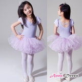 韩国进口正品儿童舞蹈裙女孩练功服少儿幼儿跳舞连体芭蕾服蓬蓬裙
