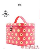 雾花 2014新款女包 波点樱桃图案化妆包 可爱韩国物品收纳 包包
