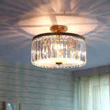 美式法式欧式卧室水晶吸顶灯北欧现代简约书房餐厅样板房走廊灯具