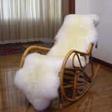 澳洲冬季纯羊毛沙发坐垫飘窗垫 整张羊皮毛一体床边毛垫客厅地毯