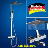 德国GROHE高仪 全铜方形恒温淋浴带空气注入式顶喷淋浴花洒