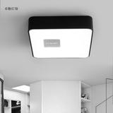 黑白吸顶灯具客厅灯长方形现代简约卧室灯书房办公室灯正方形创意