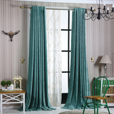 现代简约仿羊绒窗帘布料定制客厅卧室遮光纯色雪尼尔落地窗成品帘