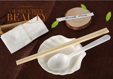 一次性筷子四合一餐具包批发竹筷塑料勺子牙签纸巾四件套 5套价