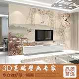 中式电视背景墙壁纸 客厅卧室山水国画壁画  现代简约无缝墙纸