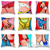超级英雄也性感 潮流创意卧室沙发含芯靠垫抱枕卡通可爱床头靠枕