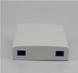 批发86型光纤信息桌面盒 皮线光纤面板 双口SC型面板光纤盒入户盒
