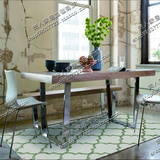 carpet浅绿色几何条纹地毯 茶几地毯客厅沙发地垫 书房地毯定制