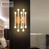 后现代简约客厅卧室酒店过道设计师别墅复式楼创意个性竹子壁灯具
