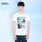 特惠gxg.jeans男装新款 夏装休闲圆领短袖T恤42644190