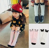 儿童袜子批发 进口款韩版童袜 韩国秋冬季卡通猫和老鼠纯棉中筒袜
