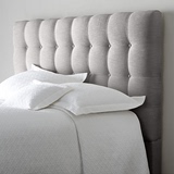 北欧布艺床 双人床1.8米 现代棉麻婚床 欧式软包床 小户型储物床