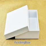 多款FeelingBox长方形白色礼品包装盒首饰化妆品时尚DIY特价促销