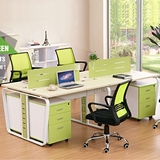 北京办公家具新款职员办公桌钢架组合员工位时尚屏风卡位电脑桌子