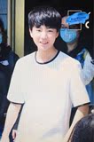 TFBOYS王俊凯王源易烊千玺同款衣服纯色百搭纯棉圆领短袖学生T恤