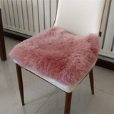 羊毛餐椅垫方垫纯羊毛冬季加厚坐垫办公电脑椅子垫定做沙发垫羊毛