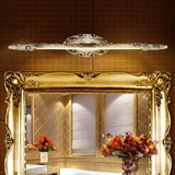 欧式镜前灯浴室卫生间镜柜美式复古LED梳妆台水晶镜灯防水防雾防