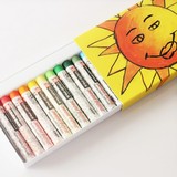 日本SAKURA樱花牌油画棒25色套装 可水彩色洗蜡笔 儿童画笔油画棒