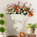 复古壁饰欧式创意壁挂树脂花瓶插花器客厅玄关墙面装饰品挂饰挂件
