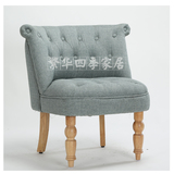 欧式沙发美式复古怀旧单人双人沙发咖啡店服装店椅子