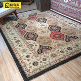 土耳其进口地毯客厅欧式茶几沙发卧室床边毯美式羊毛混纺厚地毯