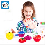 美乐joanmiro儿童手指画颜料绘画工具缤纷水果套装安全无毒可水洗