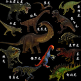 精品实心恐龙玩具仿真霸王龙模型玩具嘴巴可动 侏罗纪世界动物