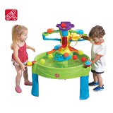 美国进口STEP2儿童沙滩玩具玩水池旋转球戏水桌室内沙水盘大型