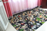 特价包邮卧室客厅茶几地毯3D鹅卵石地垫浴室防滑垫立体地垫可定制