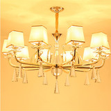 欧式水晶吊灯简欧新古典后现代金色客厅餐厅卧室书房奢华大气灯具