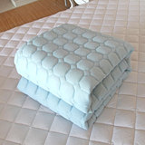 外贸日单凉感纱床垫冰丝防螨软床垫学生床床褥凉席床护垫可水洗