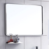 特价全铝合金边框浴室镜置物架组合壁挂镜洗手间梳妆卫浴镜包边镜