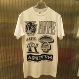 香港代购16春夏AAPE专柜正品女装时尚新款宽松圆领短袖T恤2679