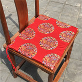 包邮  中式坐垫新古典红木圈椅坐垫实木官帽餐椅子家具坐垫定制
