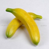 批发仿真水果塑料泡沫假水果模型 工程展示柜装饰品 仿真道具香蕉