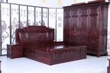 红木家具 南美酸枝木双人床 品味1.8米双人床明清古典1.5米红木床