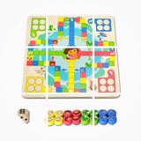 朵拉卡通儿童棋飞行棋游戏棋棋类益智互动亲子玩具桌面游戏地毯