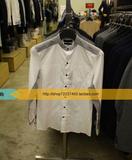 16年春款 ZIOZIA韩国正品代购 白色拼接纯棉长袖衬衫CAW1WC1107
